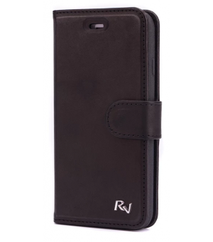 Rico Vitello Genuine Leather Wallet iPhone X/Xs Zwart 